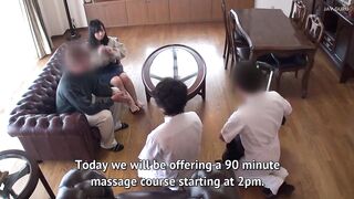 Sexy Big Titty Milfs Cheat On Husband During Massage -EN