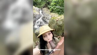 Auhneesh Nicole Outdoor Blowjob OnlyFans Video Leaked