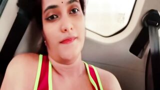 Desi Girl Friend Risky Sex in Car. Sucked Fucked Hanjob Cumshot in Public