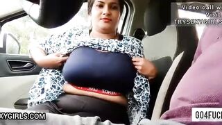 Desi Girlfriend Ko Birthday Gift Dheke Chodha Car Me - Hindi Audio - Ko Ko