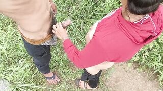 Desi Village Girlfriend outdoor sex in forest hindi audio