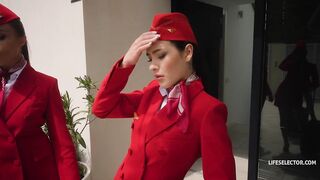 Bratty Stewardesses - Angelika Grays, Matty