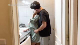 MY BEST FRIEND'S BOYFRIEND CUMMED ON MY BUTT AND IT MADE HER HORNY (ENGLISH SUBTITLES)