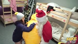 Sophia Lee Has Threesome With Santa | Big Ass - F87