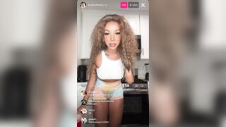 Brittany Renner Nude Nipple Slip Livestream Video Leaked