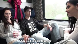 Couples Swapping In A Train Cabin In Czech Republic - Alex Black