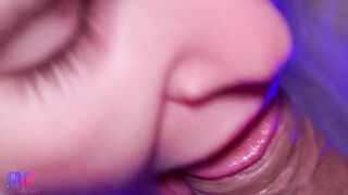 Closeup Sensual Blowjob Oral Creampie