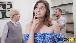 Funky Town- Fucks Another Man While Her Husband Watches | Blowjob - S56