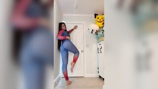 Marie Temara Spider Girl Strip Tease Onlyfans Video Leaked