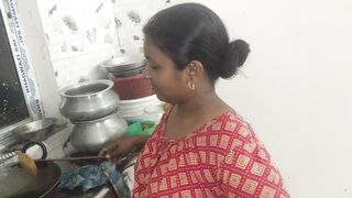 Kitchen time first time Bhabhi full Romance