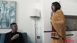 Desi Housewife Cheating With White Neighbour - FilmyFantasy Bollywood Porn