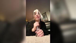 Goth Egg POV Riding and Sucking Toy