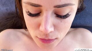 POV sucking and fucking my step-brother while he's sunbathing - LITTLE CAPRICE