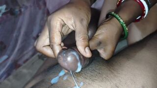 Blowjob cumshot cum in mouth handjob ball bullisting ball busting femdom panis milking hastmaithun helping handjob Indian femdom