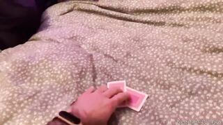 POV. Gambling Nymphomaniac Neighbor Lost Ass at Cards (With subs)