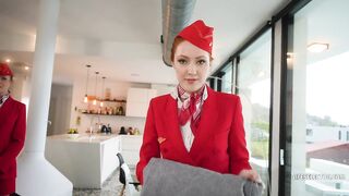 Bratty Stewardesses – Angelika Grays, Cherry Candle, Matty